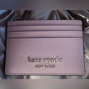 Chalk Pink Kate Spade Card Case